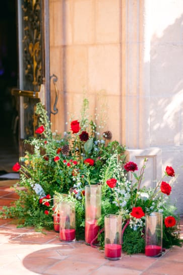 Fairmont Grand Del Mar, CA luxury wedding flowers by CHIC Flowers - arrangement 4