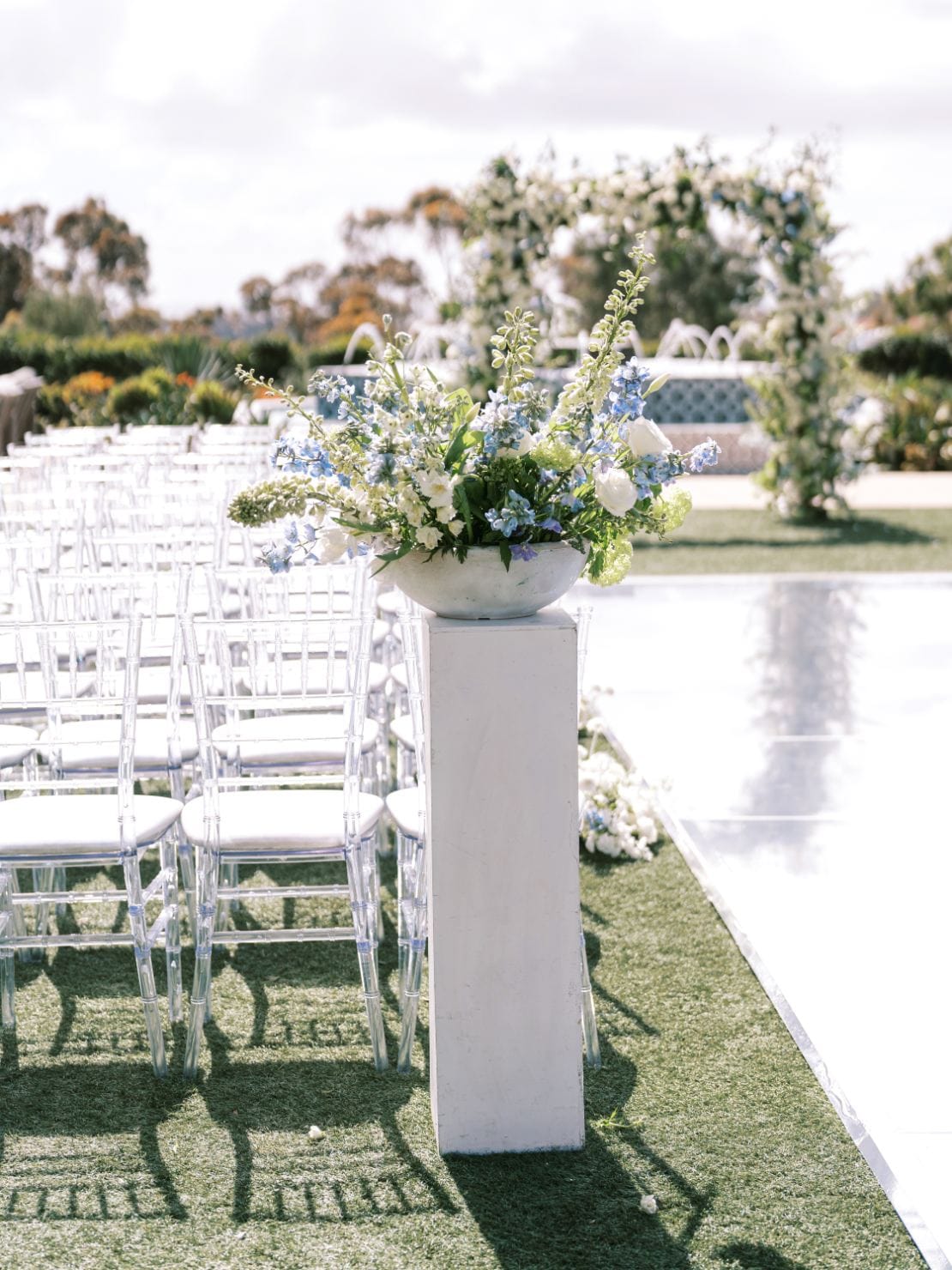 Park Hyatt Aviara, Carlsbad, CA luxury wedding flowers by CHIC Flowers - arrangement 13