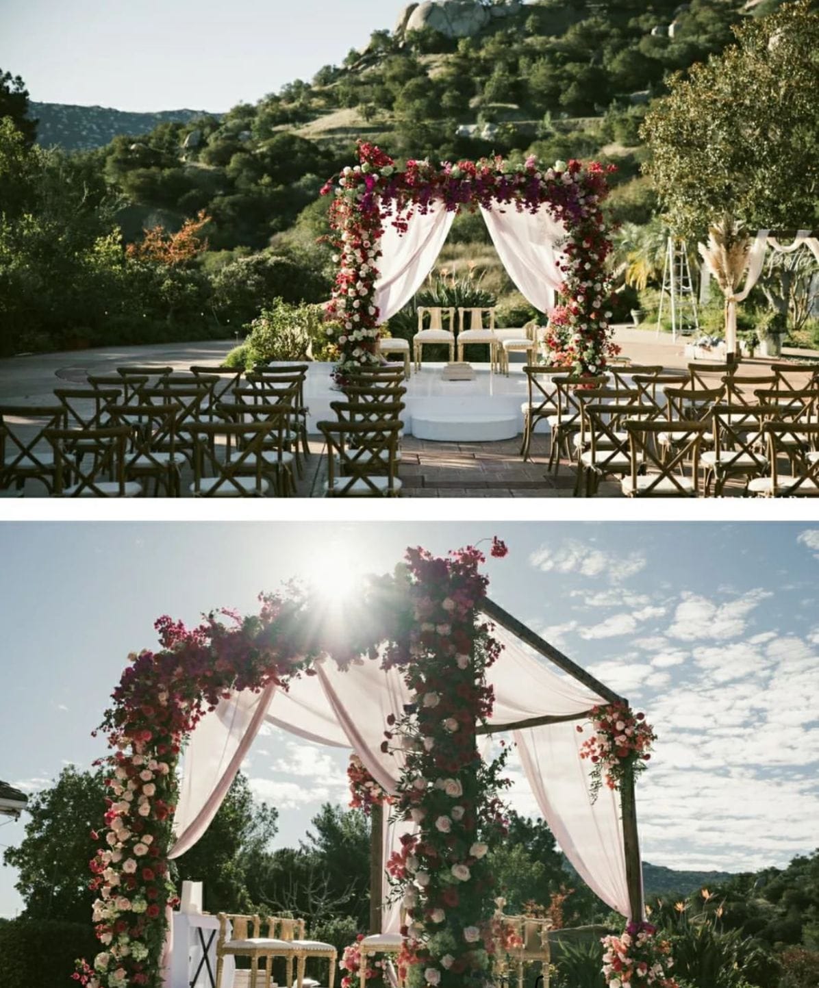 Private Residence, Rancho Santa Fe luxury wedding flowers by CHIC Flowers - arrangement 3