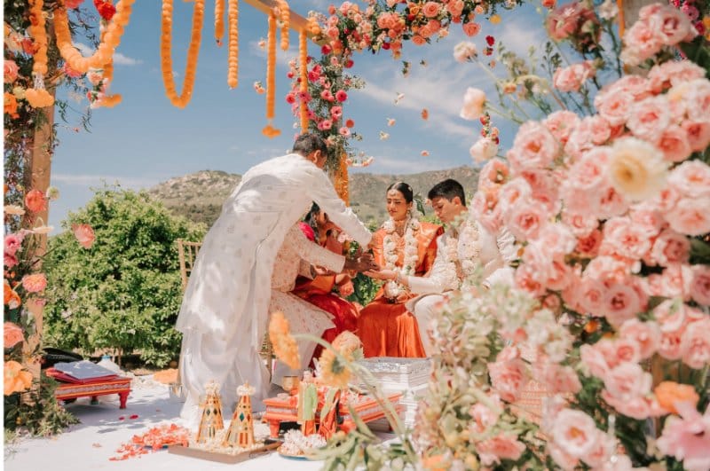 Rancho Guejito, Escondido, CA luxury wedding flowers by CHIC Flowers - arrangement 14