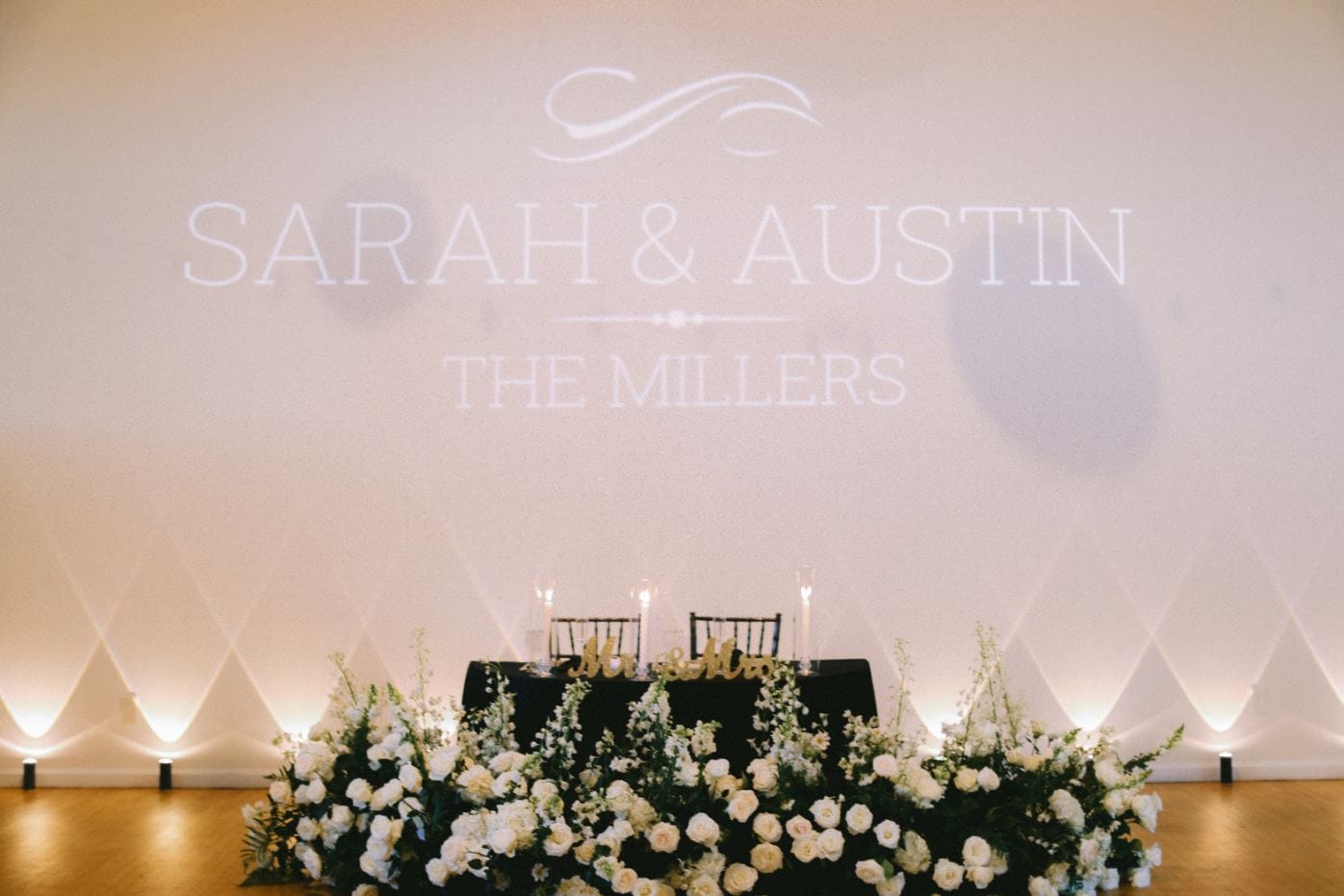 White Wedding at teh Wedding Bowl luxury wedding flowers by CHIC Flowers - arrangement 6