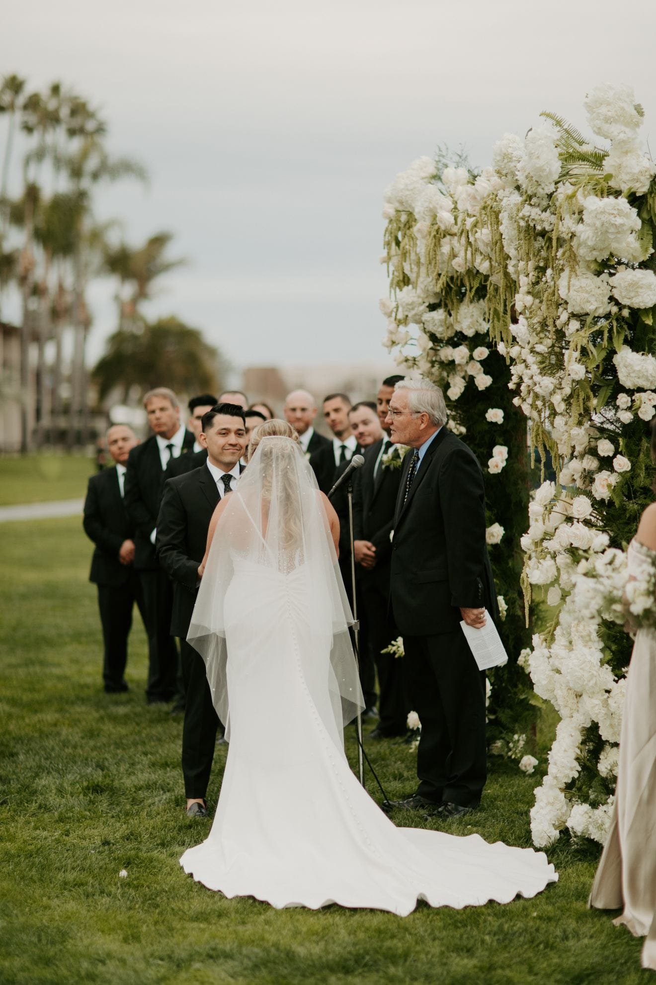 Catamaran Resort, San Diego, CA luxury wedding flowers by CHIC Flowers - arrangement 12