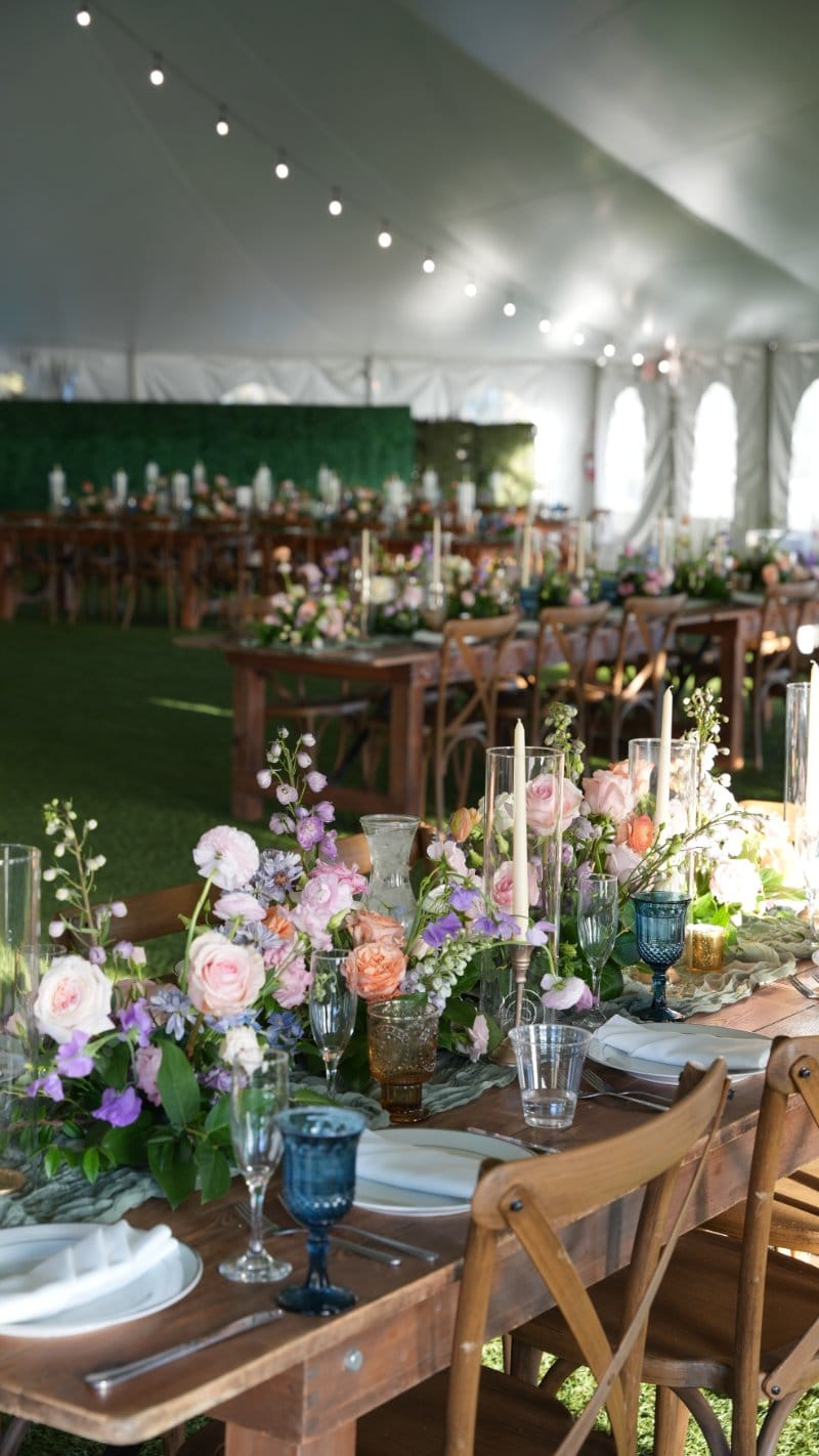 Ethereal Gardens, Escondido, CA luxury wedding flowers by CHIC Flowers - arrangement 2