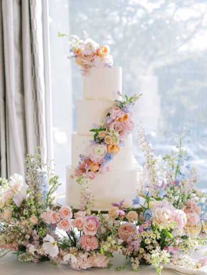 La Jolla Country Club, CA luxury wedding flowers by CHIC Flowers - arrangement 13