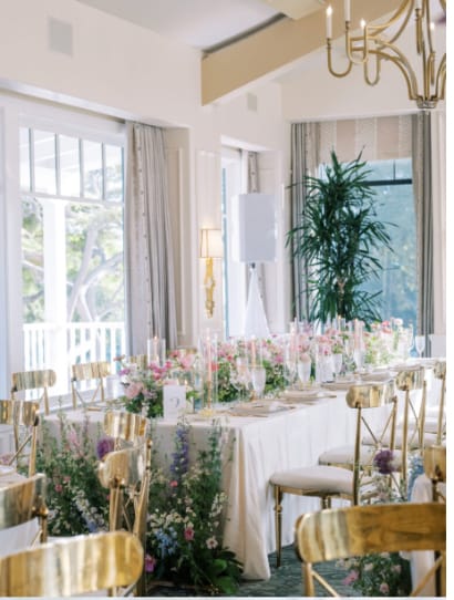 La Jolla Country Club, CA luxury wedding flowers by CHIC Flowers - arrangement 20