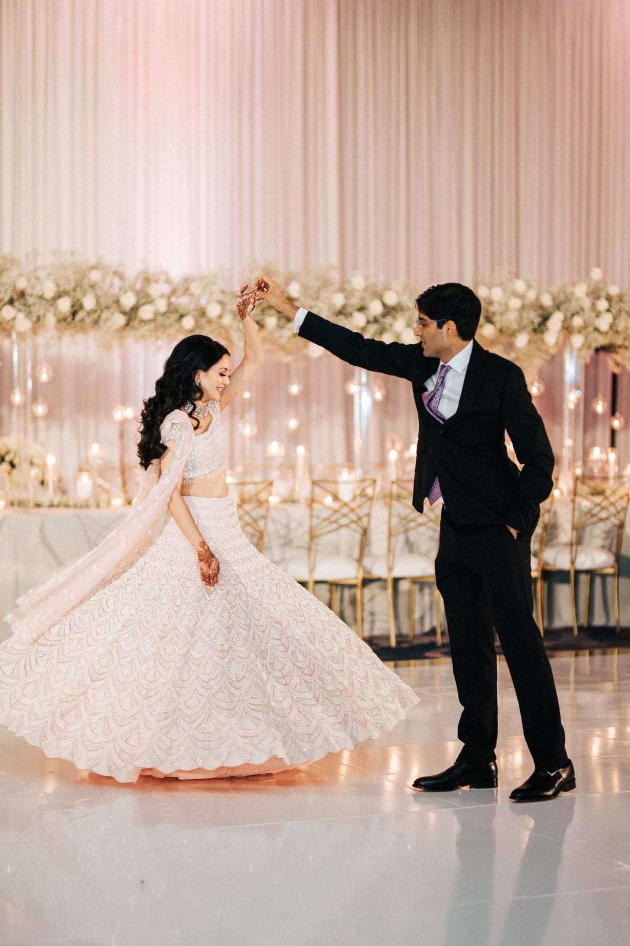 Loews Coronado Bay Resort, CA luxury wedding flowers by CHIC Flowers - arrangement 3