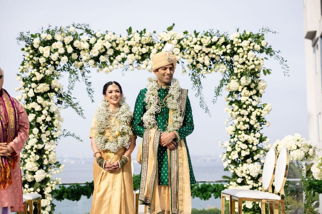 Loews Coronado Bay Resort, CA luxury wedding flowers by CHIC Flowers - arrangement 10