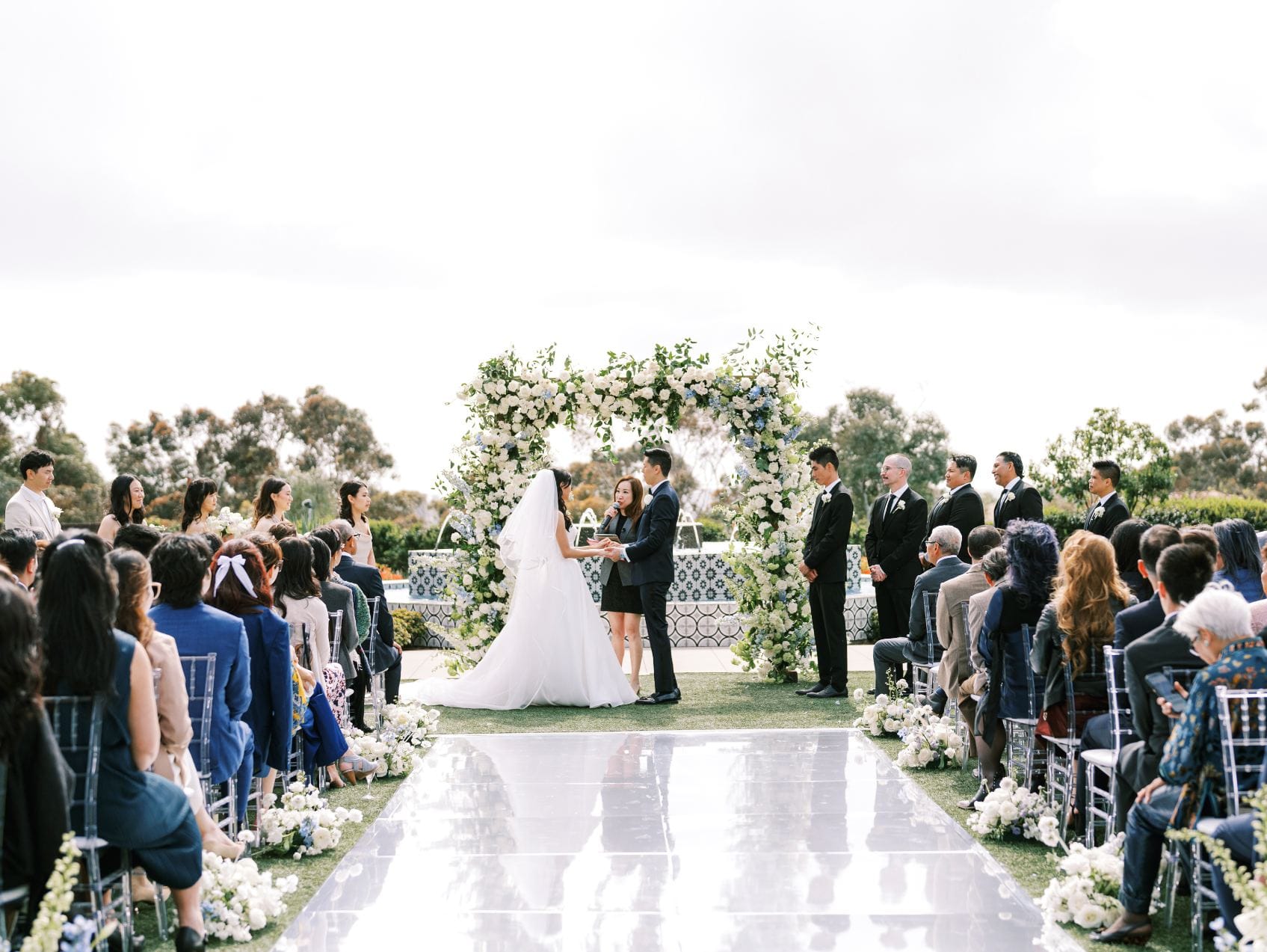 Park Hyatt Aviara, Carlsbad, CA luxury wedding flowers by CHIC Flowers - arrangement 3