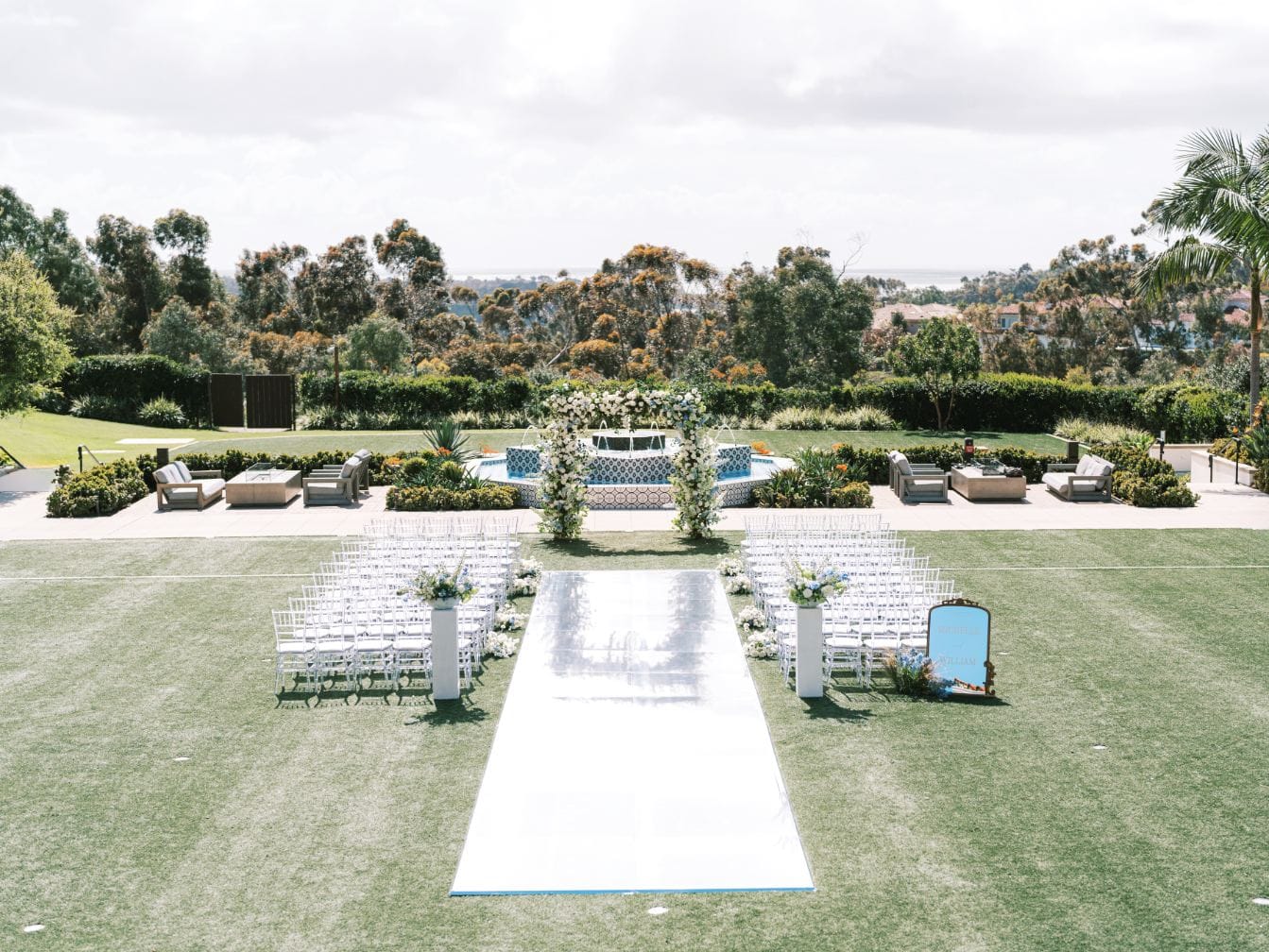 Park Hyatt Aviara, Carlsbad, CA luxury wedding flowers by CHIC Flowers - arrangement 12