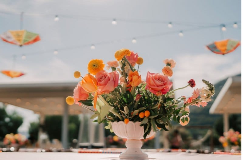 Rancho Guejito, Escondido, CA luxury wedding flowers by CHIC Flowers - arrangement 2