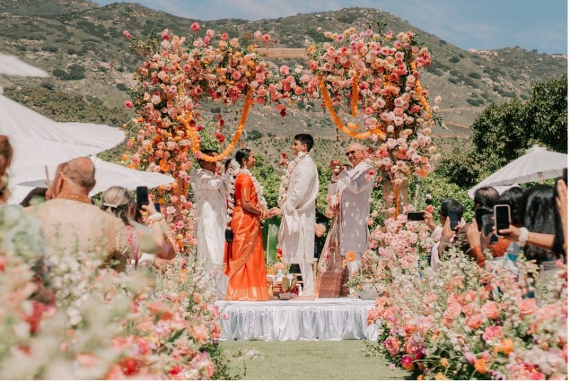 Rancho Guejito, Escondido, CA luxury wedding flowers by CHIC Flowers - arrangement 1